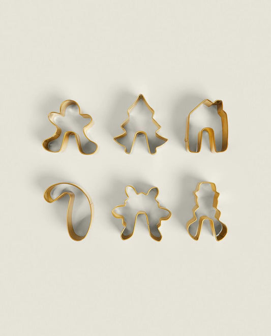PACK OF CHRISTMAS COOKIE CUTTERS (PACK OF 6)