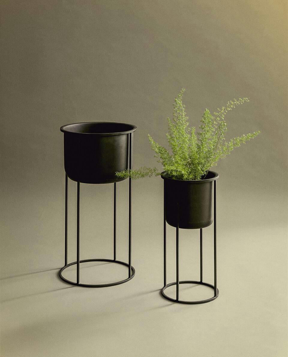 METALLIC FLOWERPOT