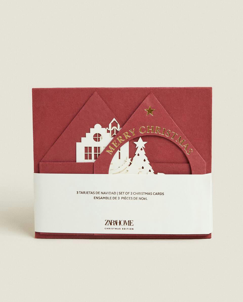 CHRISTMAS POSTCARD PACK (PACK OF 3)