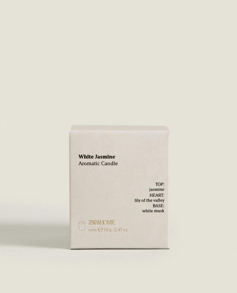 WHITE JASMINE SCENTED CANDLES