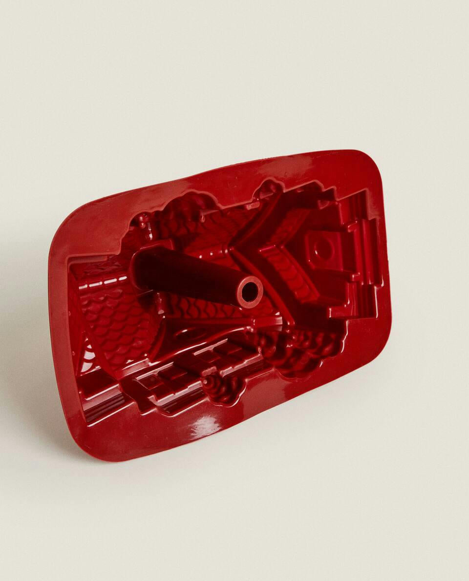 CHRISTMAS HOUSE SILICONE BAKING MOULD