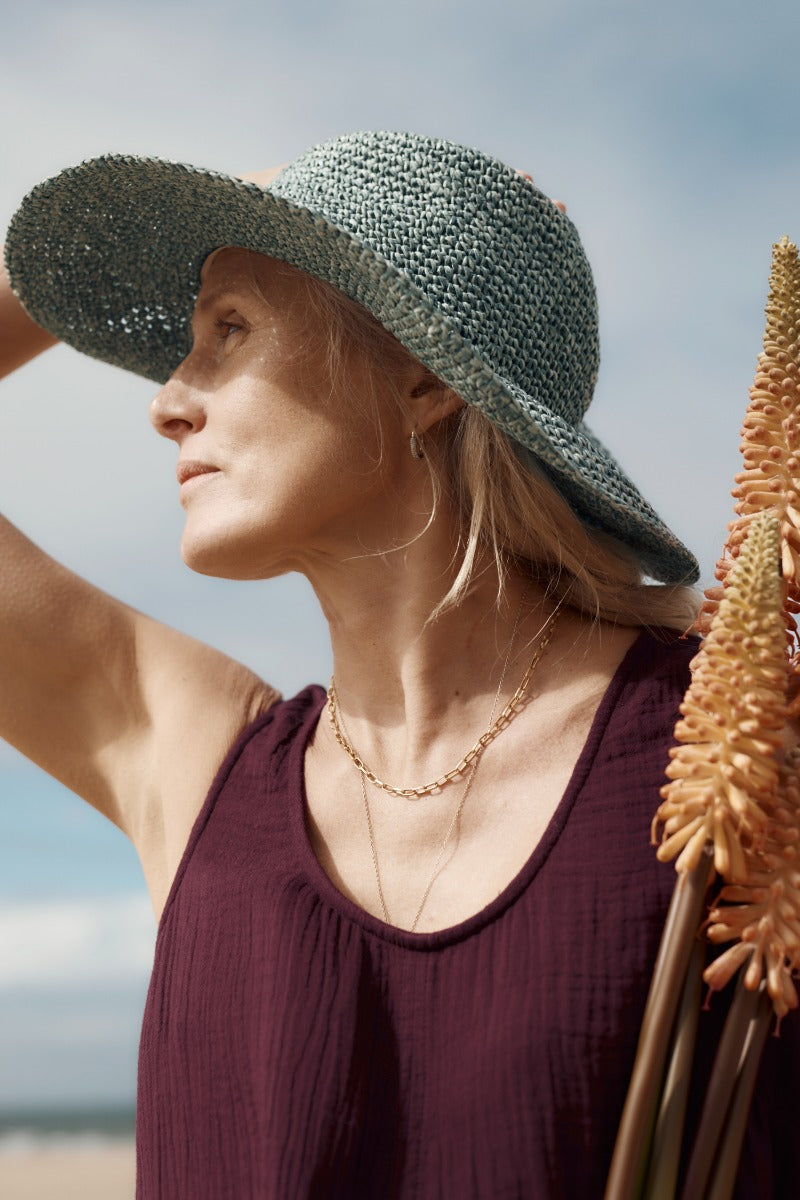 Sculpture Garden Wide Brim Sunhat
