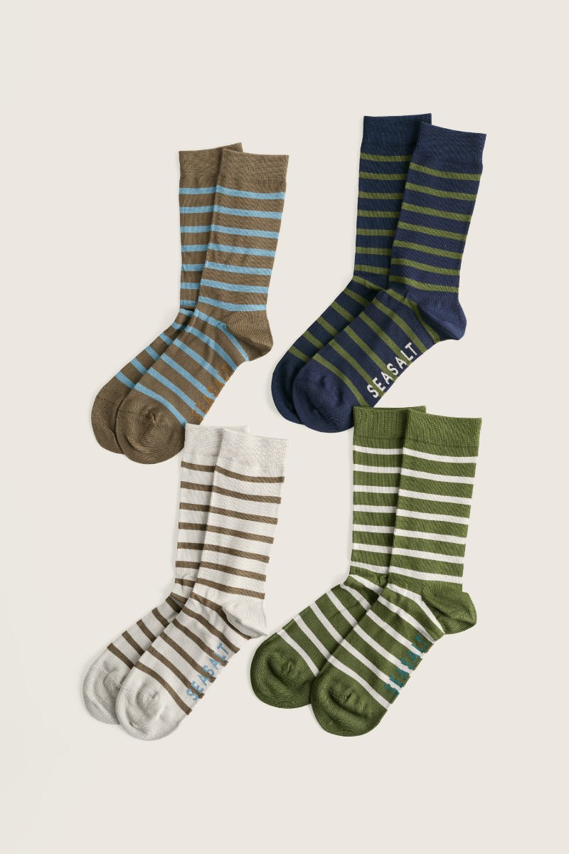 Pack of 4 Men's Sailor Socks