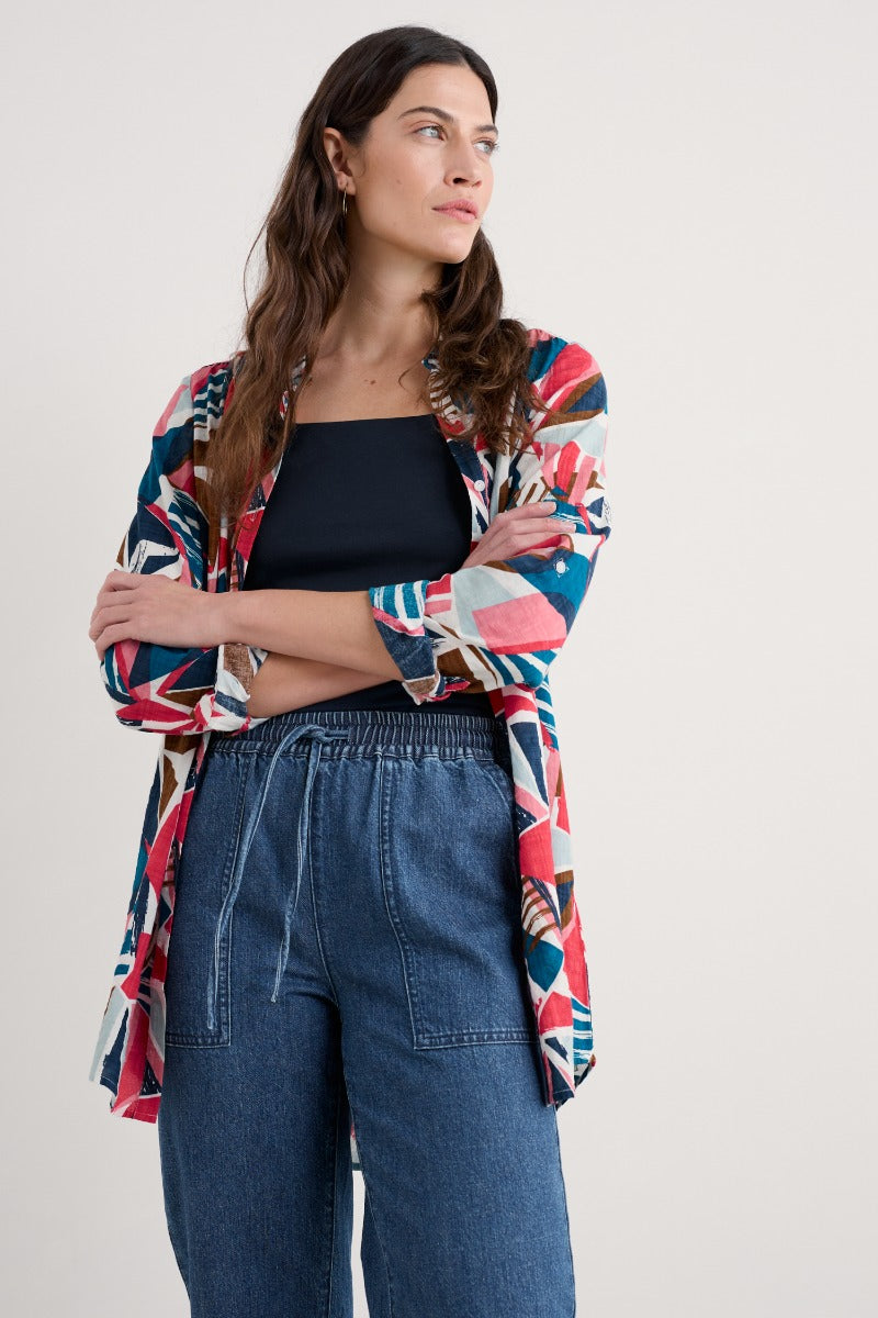 Wren Flutter Longline Shirt