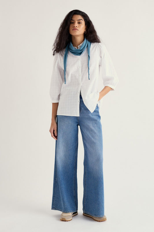 Hope Cottage Organic Cotton Check Blouse