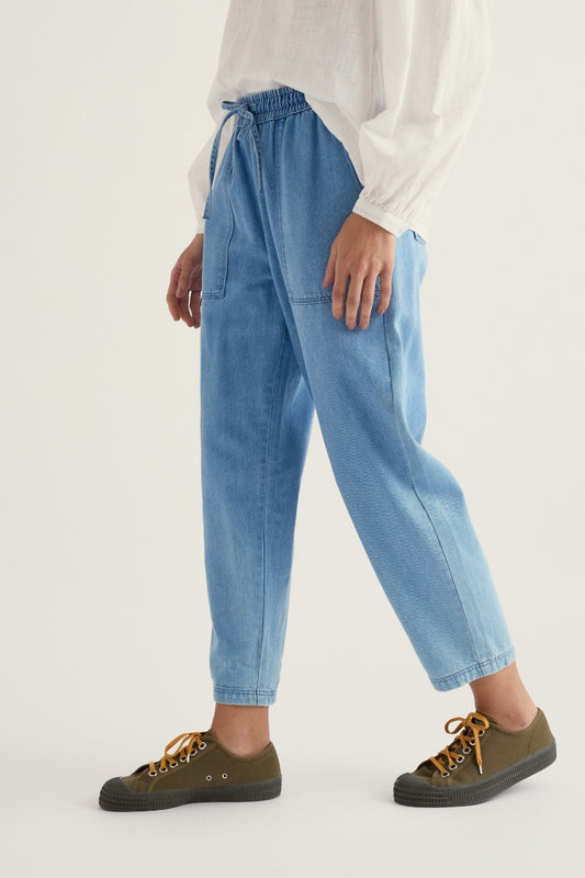 Sholl Draw String Tapered Jeans