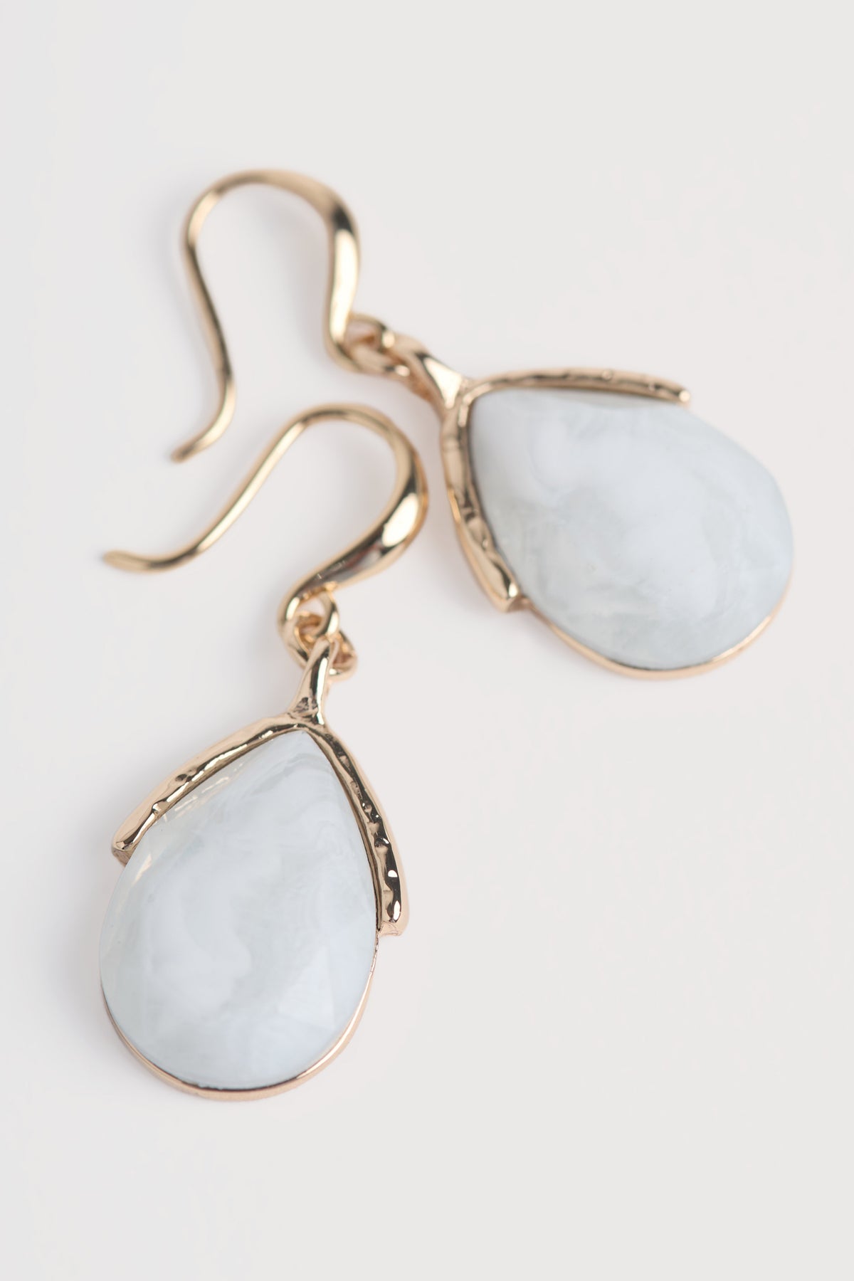 Reed Moon Drop Earrings