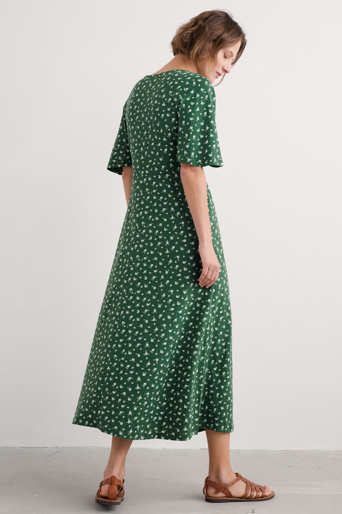 Chateaux Half Sleeve Maxi Dress