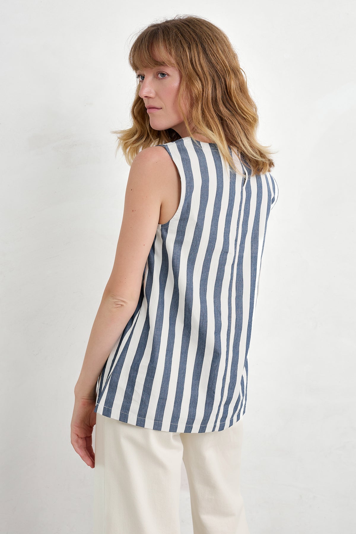 Sea Kissed Organic Cotton Striped Vest