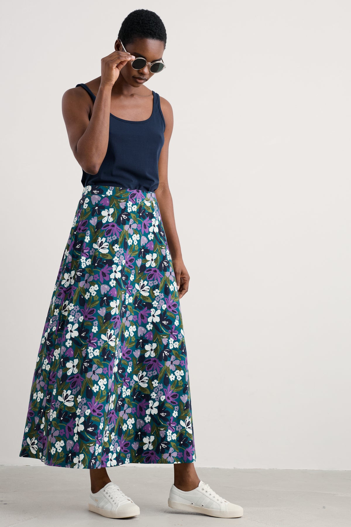Rose A-Line Ankle Length Skirt