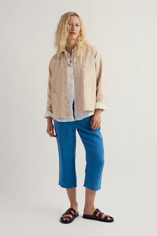 Reading Rocks Jacket in Organic Cotton Denim