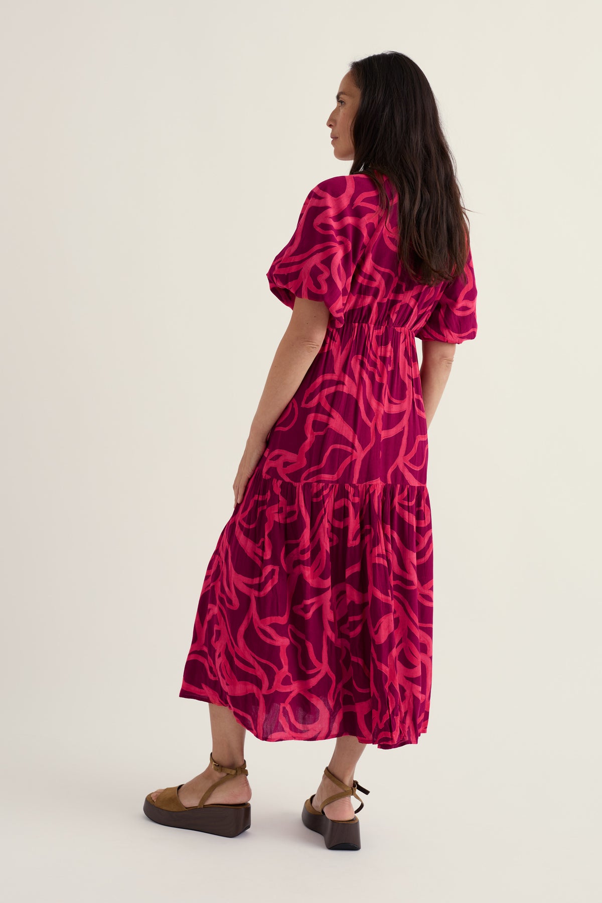 Waterside Tiered Empire Line Dress