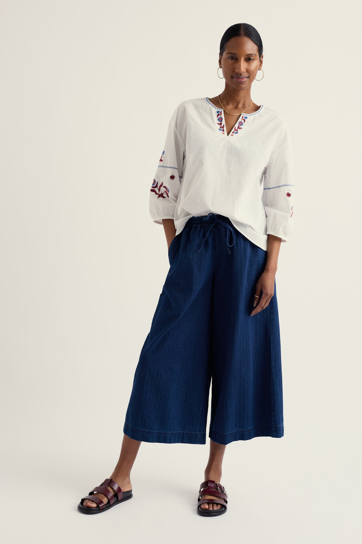 Eskelli Wide Leg Culotte