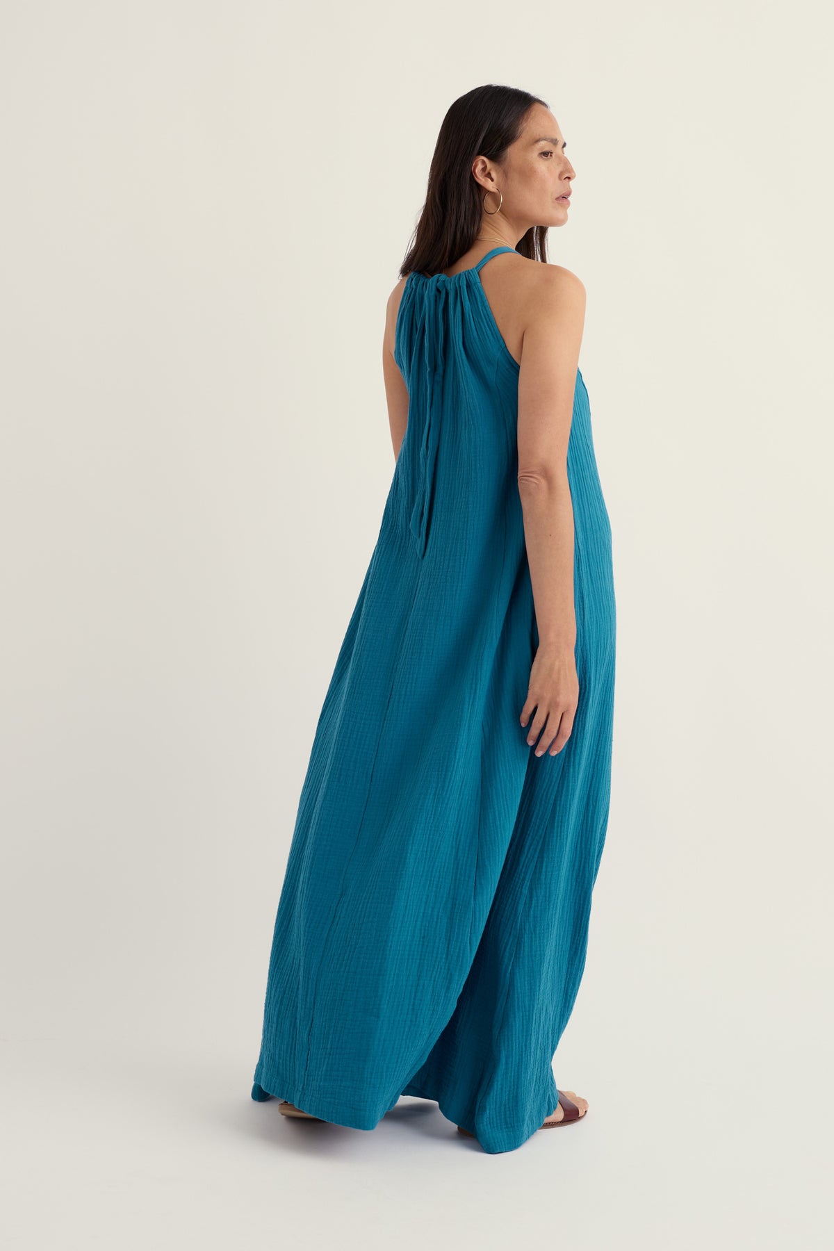 Belowda Dress in GOTS Organic Cotton Double Gauze