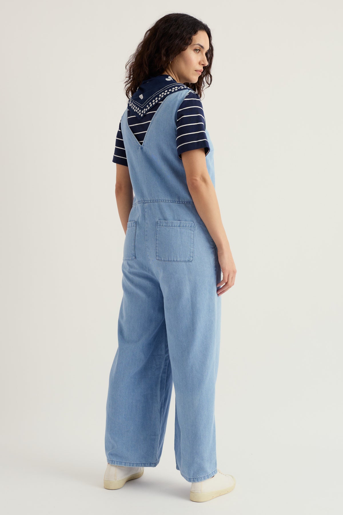 Salt Air Denim Jumpsuit