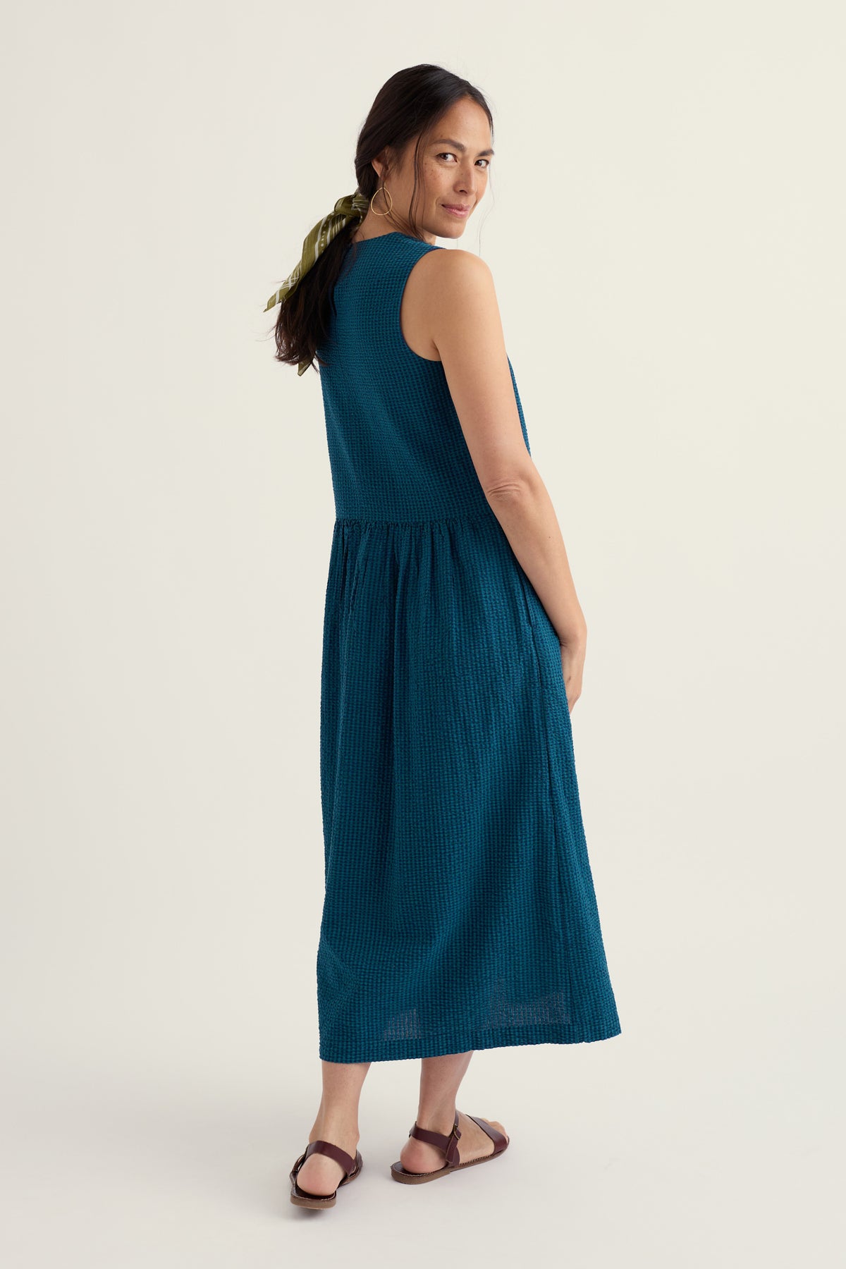 Brouse Sleeveless Gingham Dress