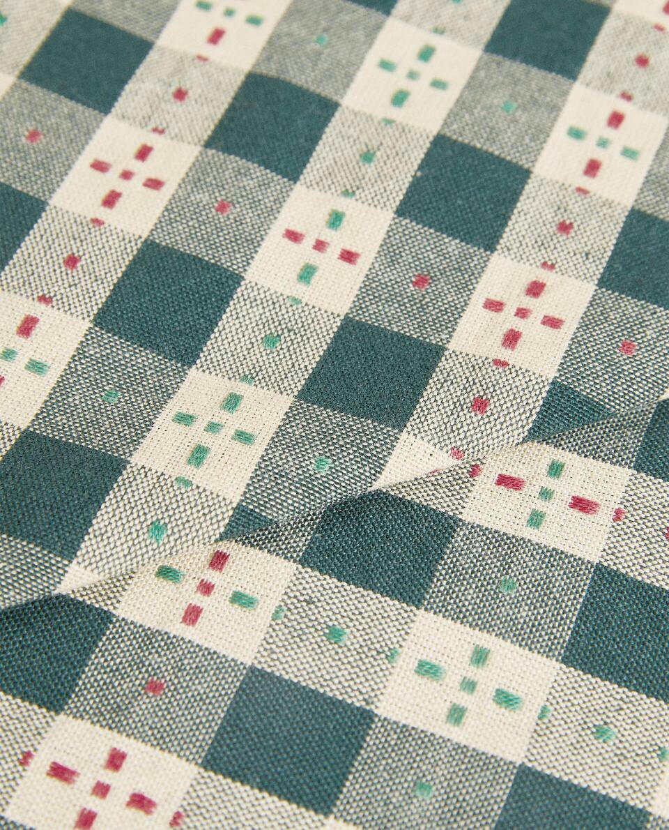 PACK OF CHECK CHRISTMAS NAPKINS (PACK OF 2)