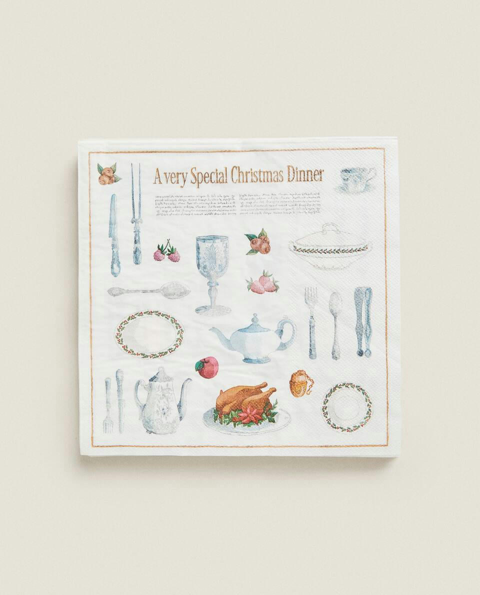 PACK OF PAPER CHRISTMAS NAPKINS (PACK OF 20)