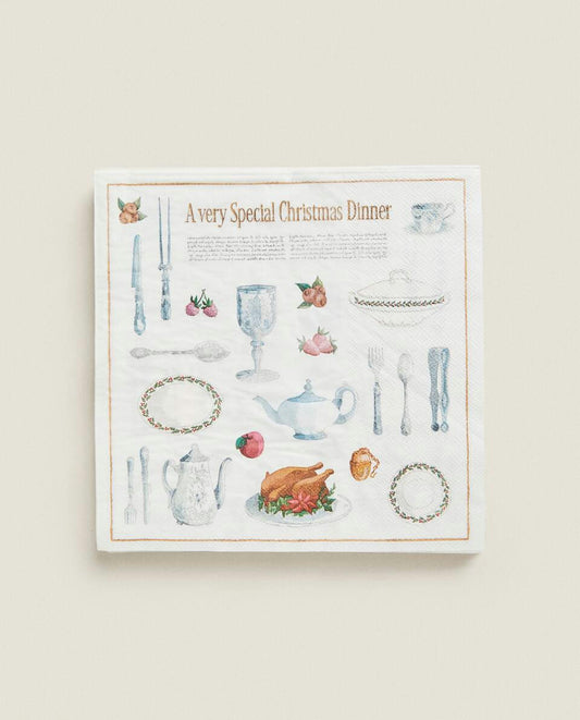 PACK OF PAPER CHRISTMAS NAPKINS (PACK OF 20)
