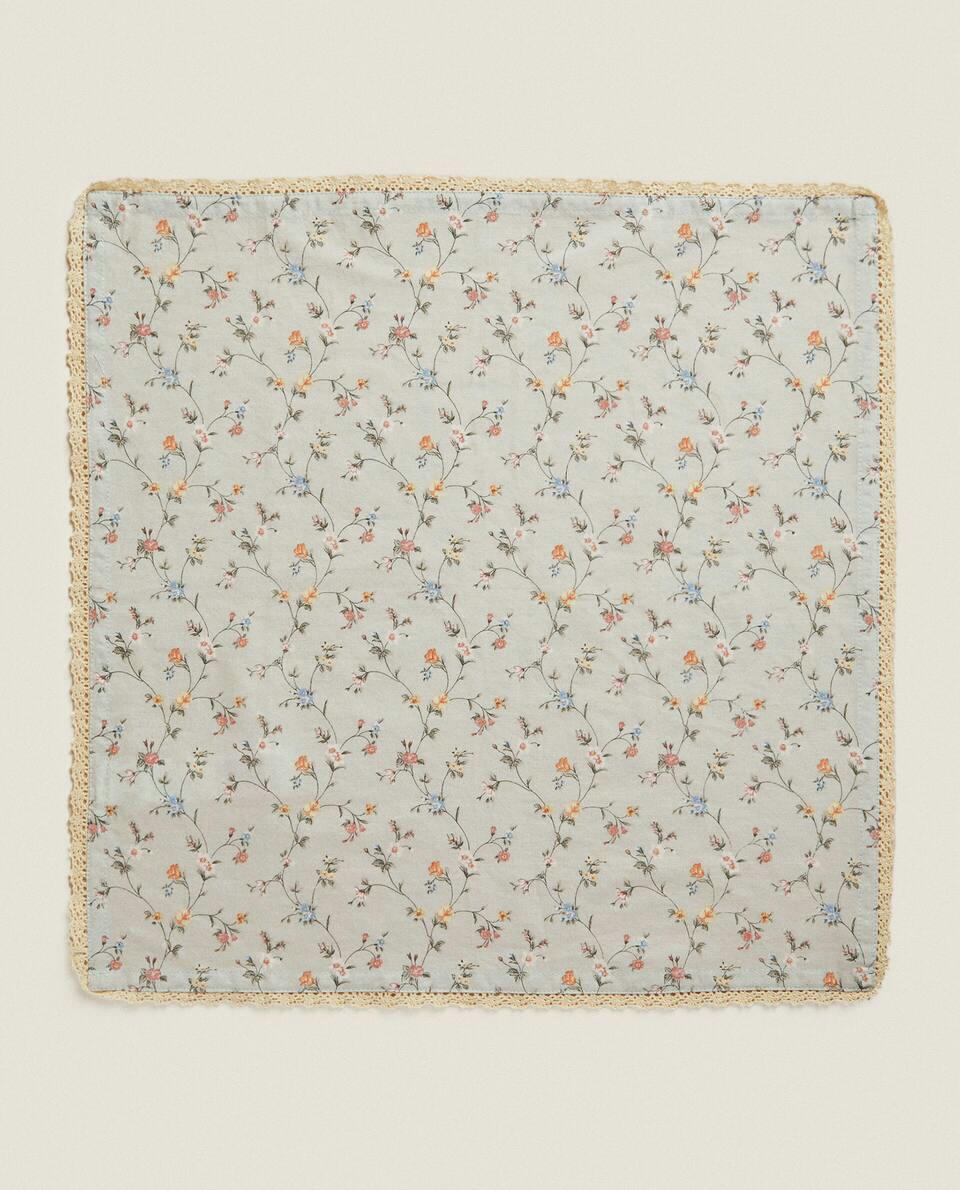 MINI FLORAL PRINT NAPKIN (PACK OF 2)