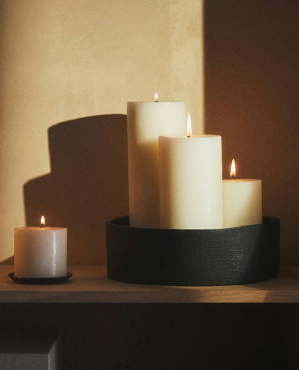 LONG CYLINDRICAL CANDLE