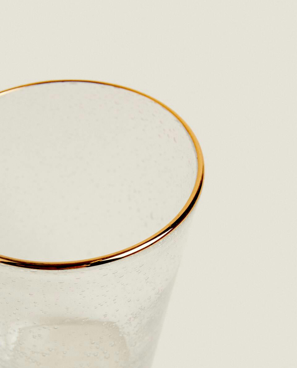 CHRISTMAS TUMBLER WITH BUBBLE RIM