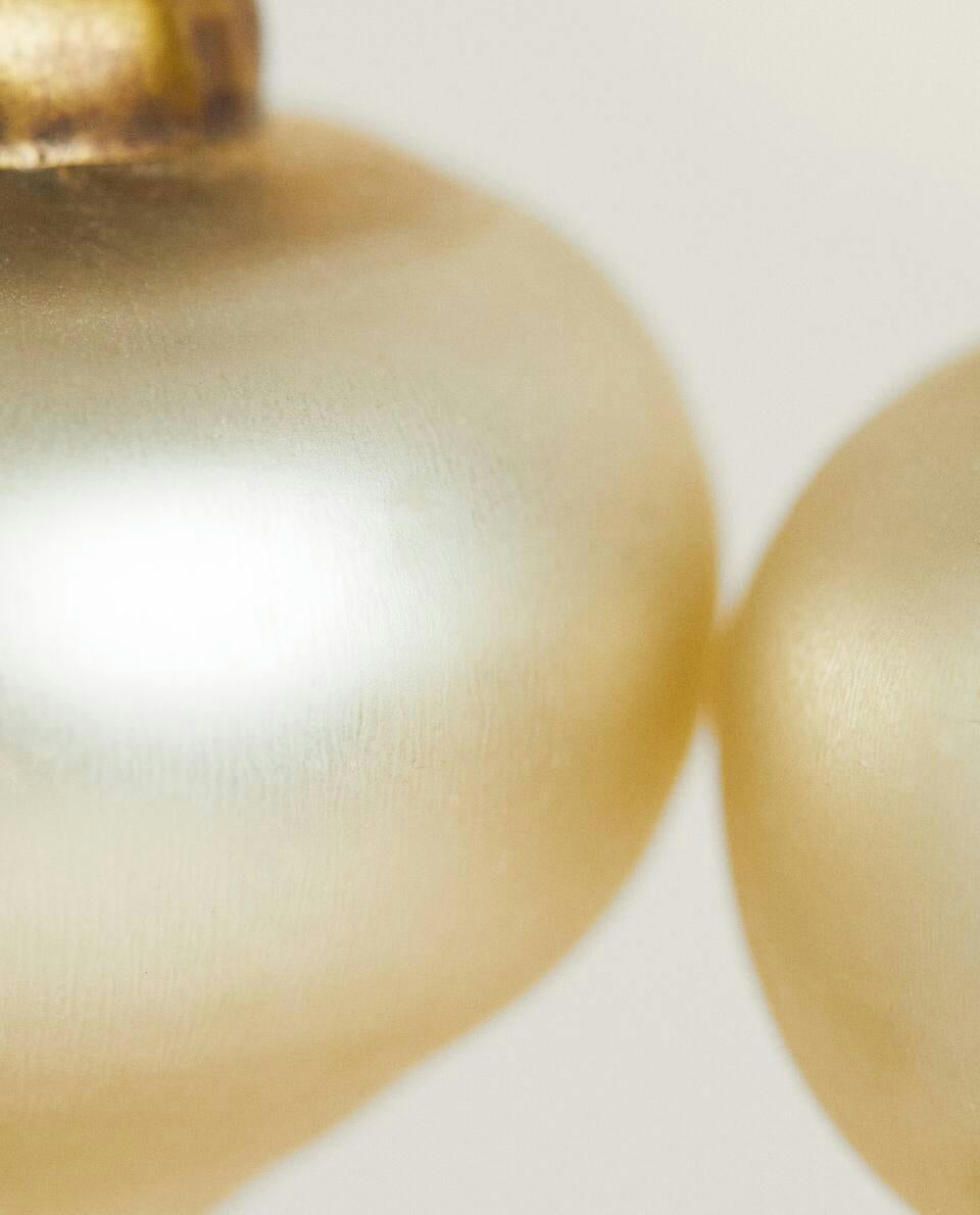 PACK OF SHINY DROPLET CHRISTMAS DECORATIONS (PACK OF 3)