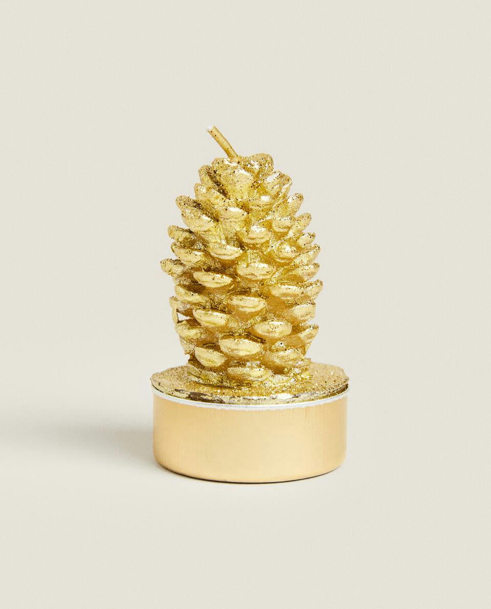 PACK OF CHRISTMAS PINE CONE CANDLES (PACK OF 6)
