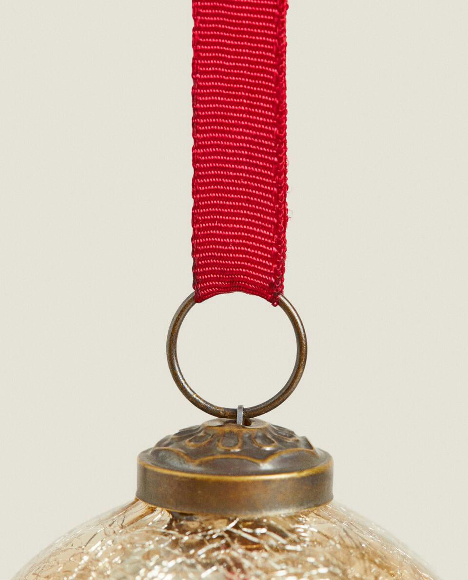 MERCURISED GLASS CHRISTMAS DECORATION