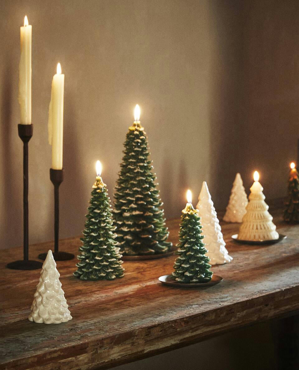 CHRISTMAS TREE DECORATIVE CANDLE