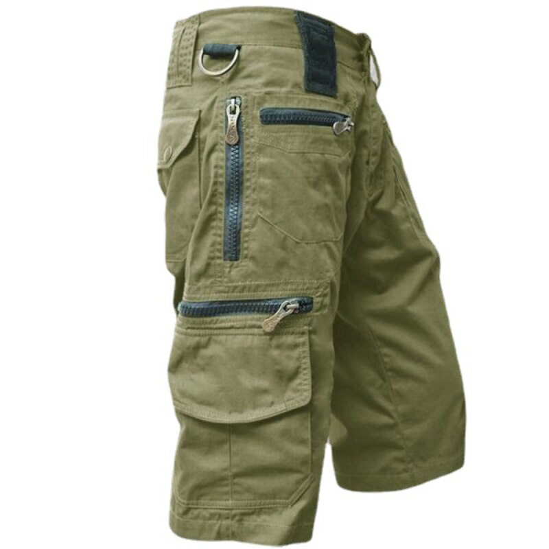 Salopette Short Cargo Homme Multi-Poches pour Activités en Plein Air - Achetez 2 Obtenez la Livraison Gratuite