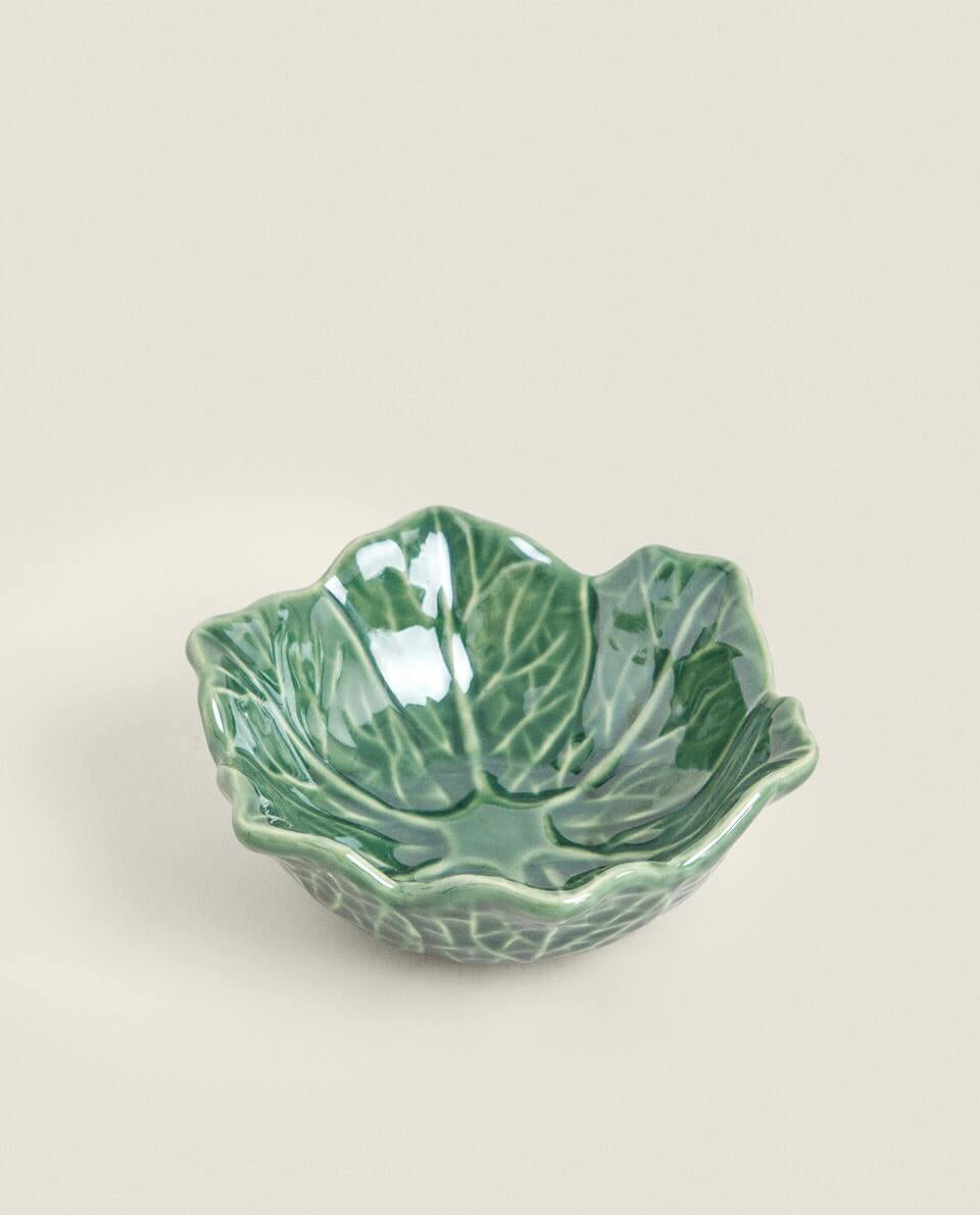 LEAF TRIM EARTHENWARE TABLEWARE