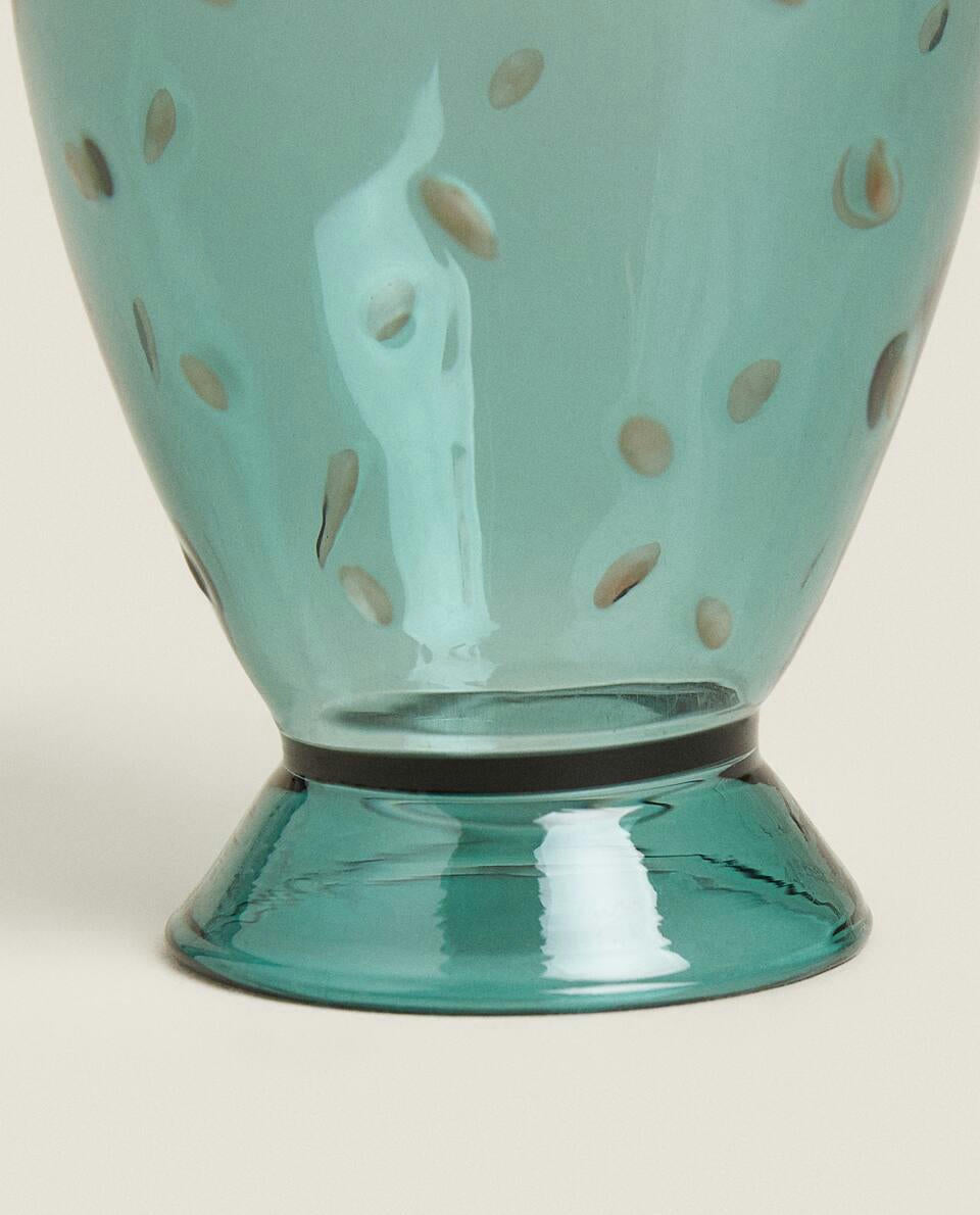 BOROSILICATE GLASS WITH DOTS