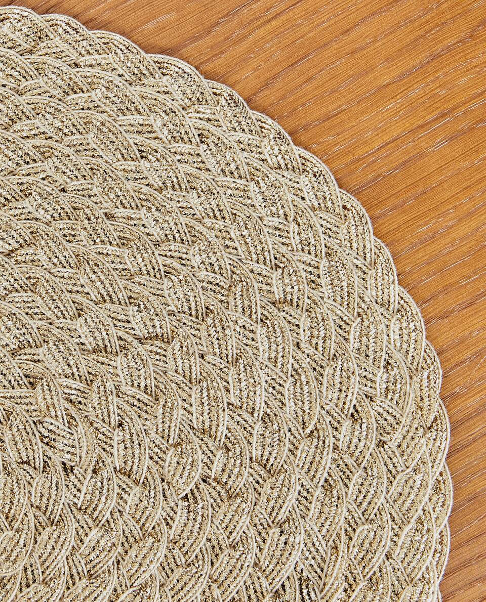 PACK OF BRAIDED CHRISTMAS PLACEMATS (PACK OF 2)
