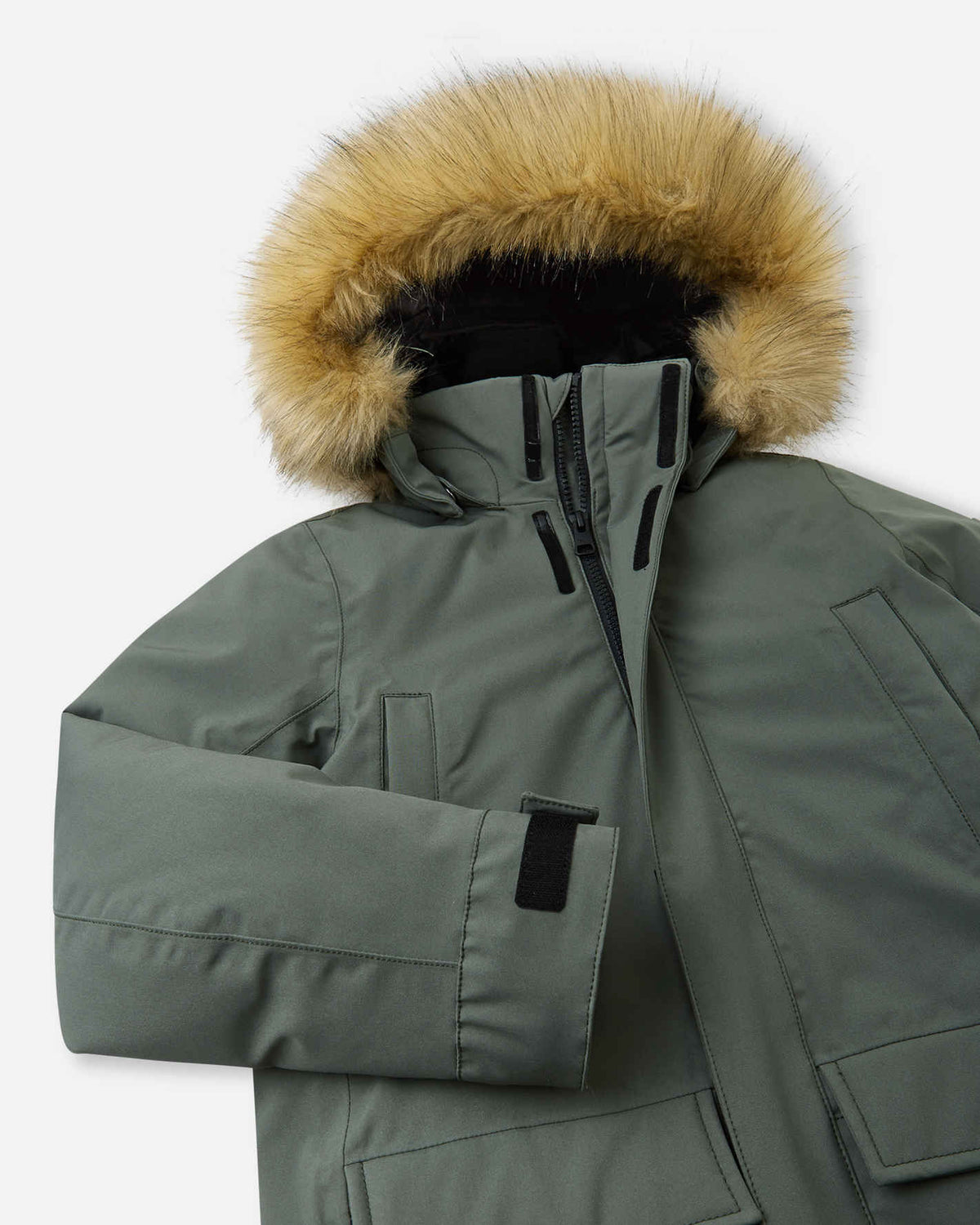 Kids' waterproof down jacket Serkkula