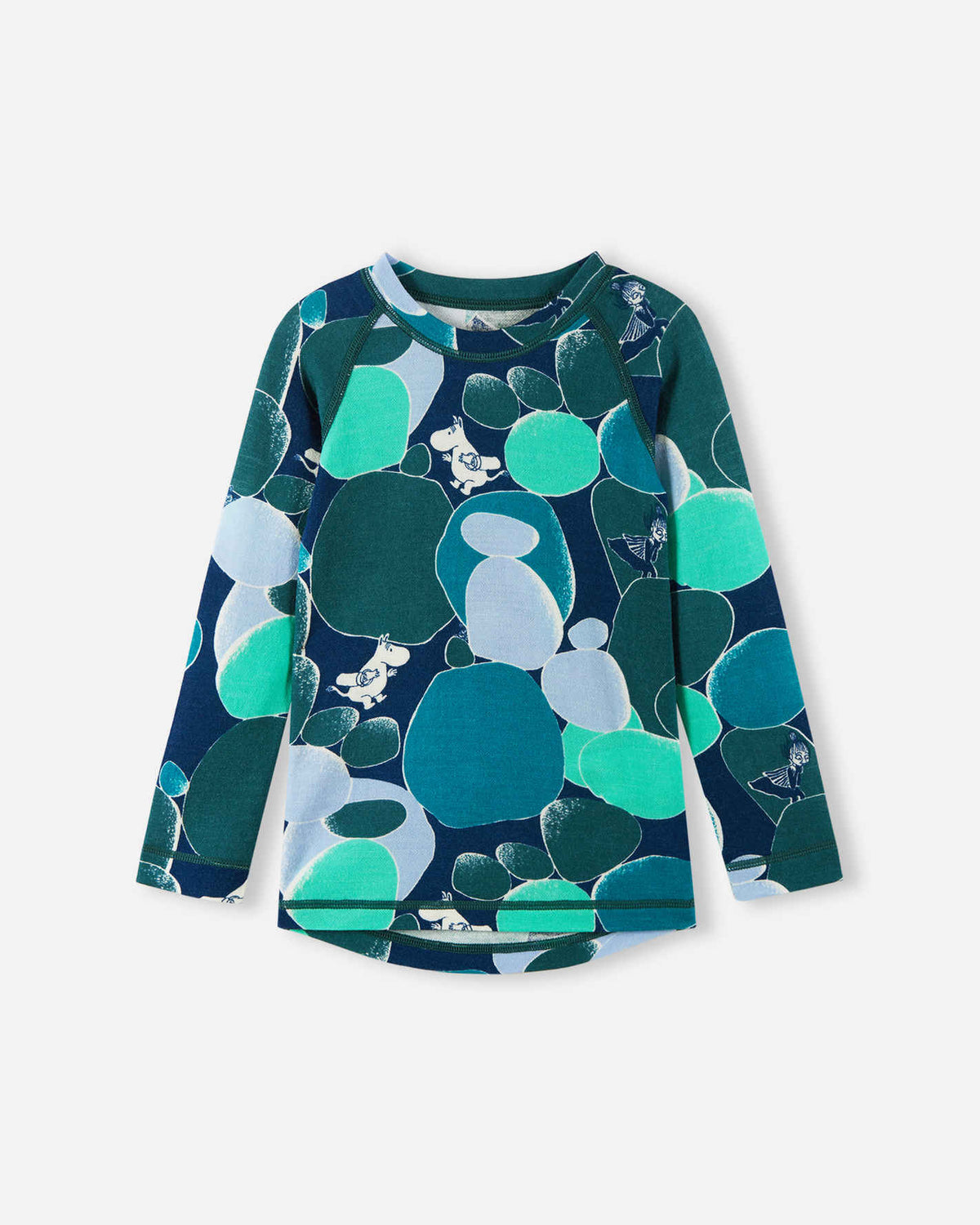 Toddlers' wool mix base-layer set Moomin Trivsam