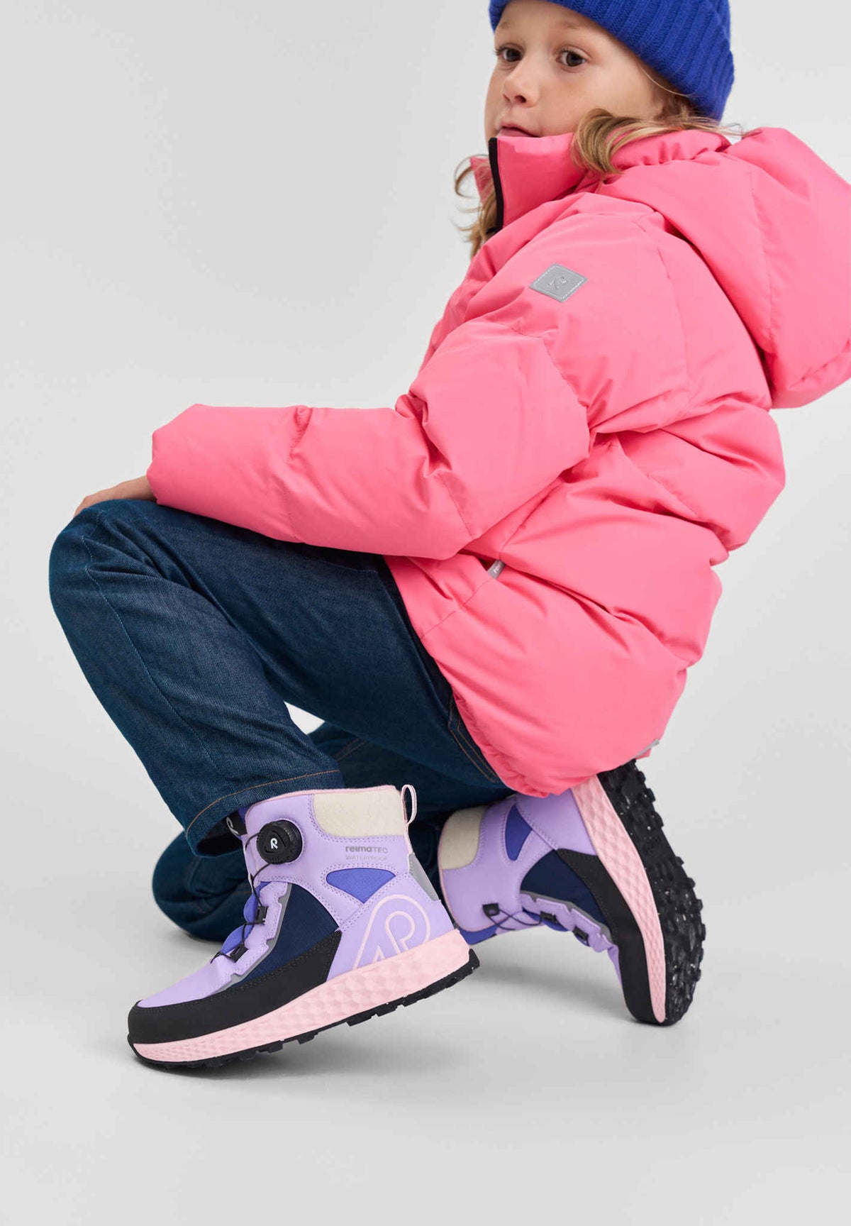 Wasserdichte Winterstiefel für Kinder Hallava Quicklock