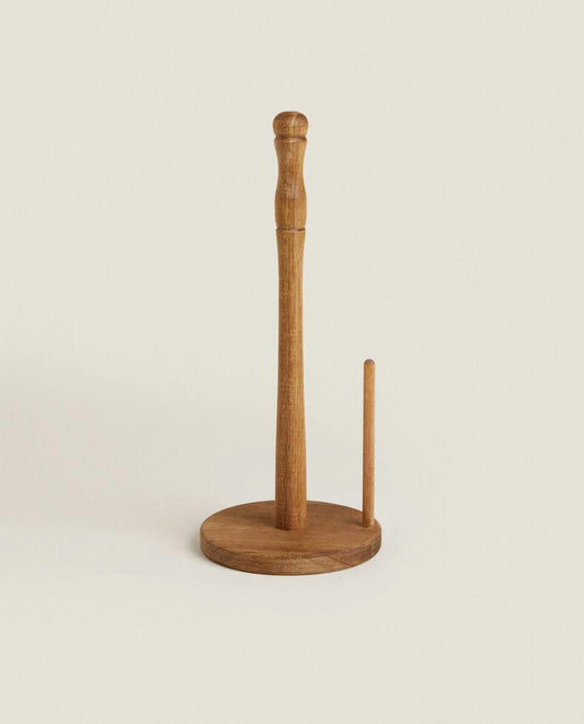 ACACIA WOOD ROLL HOLDER