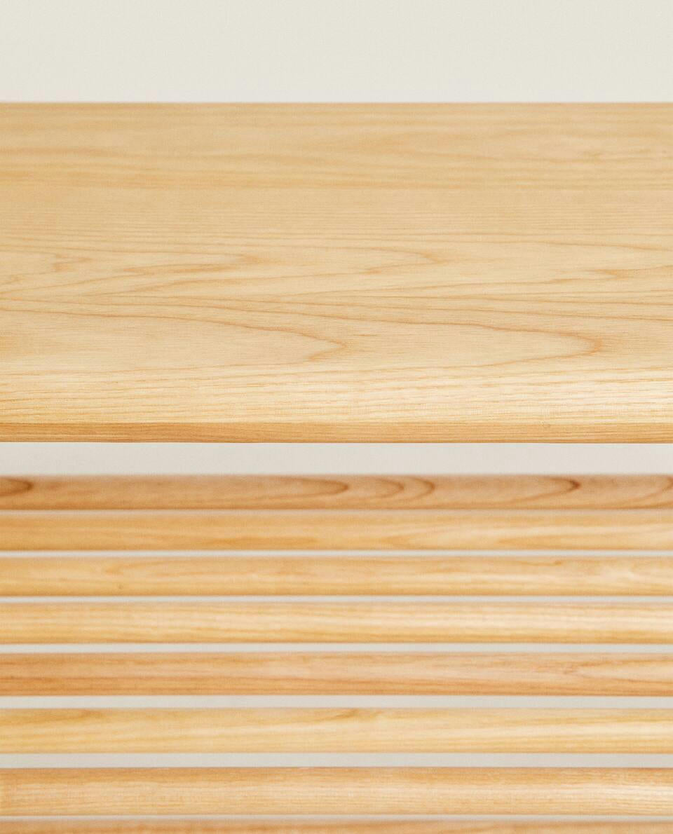 ASH WOOD SHOE RACK