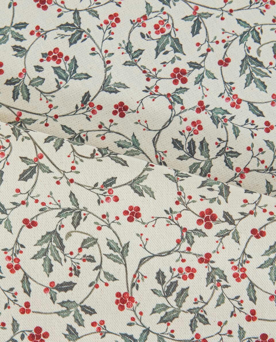 CHRISTMAS VINE COTTON TABLE RUNNER