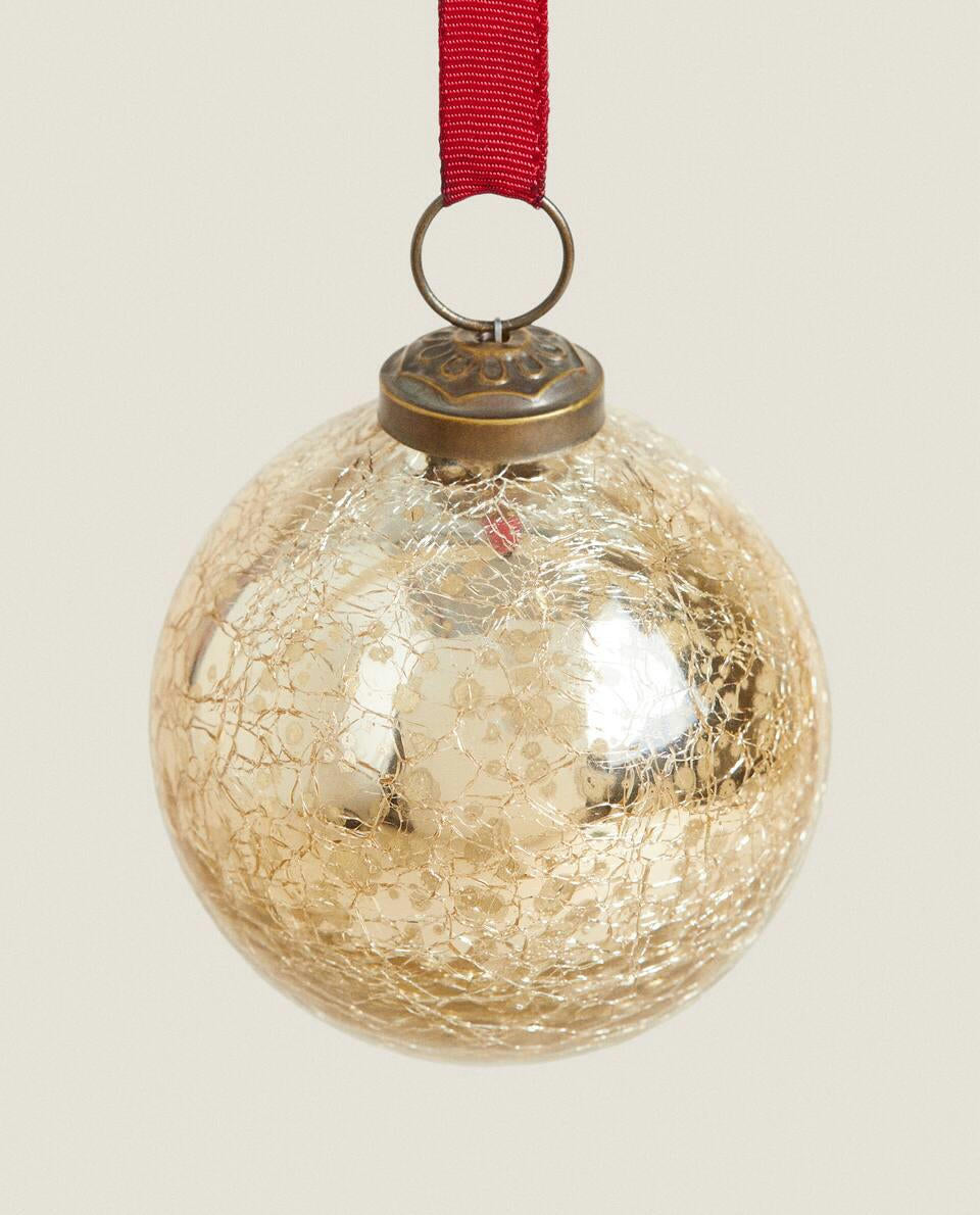 MERCURISED GLASS CHRISTMAS DECORATION