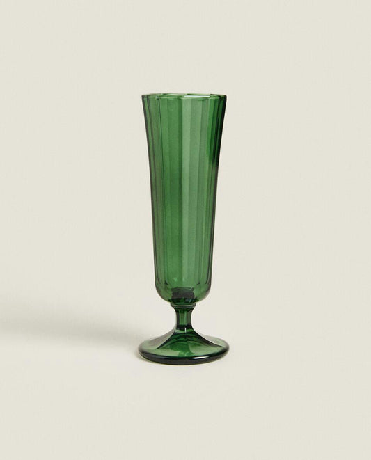 FACETED GLASSWARE SET