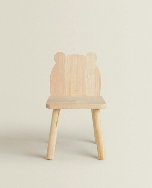 BEAR WOODEN CHAIR
