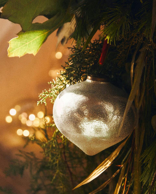 TEXTURED CHRISTMAS DECORATION