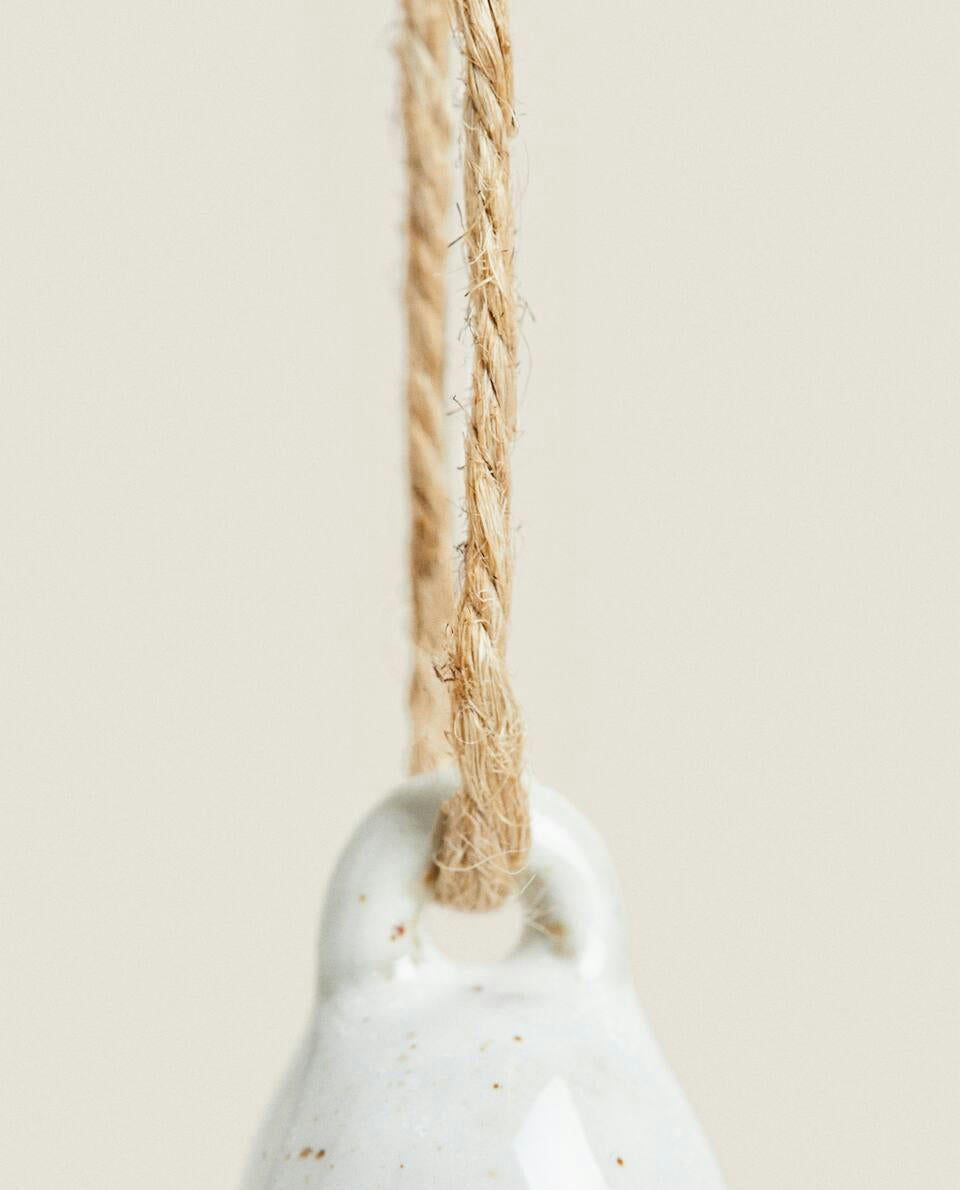 CHRISTMAS CERAMIC BELL DECORATION