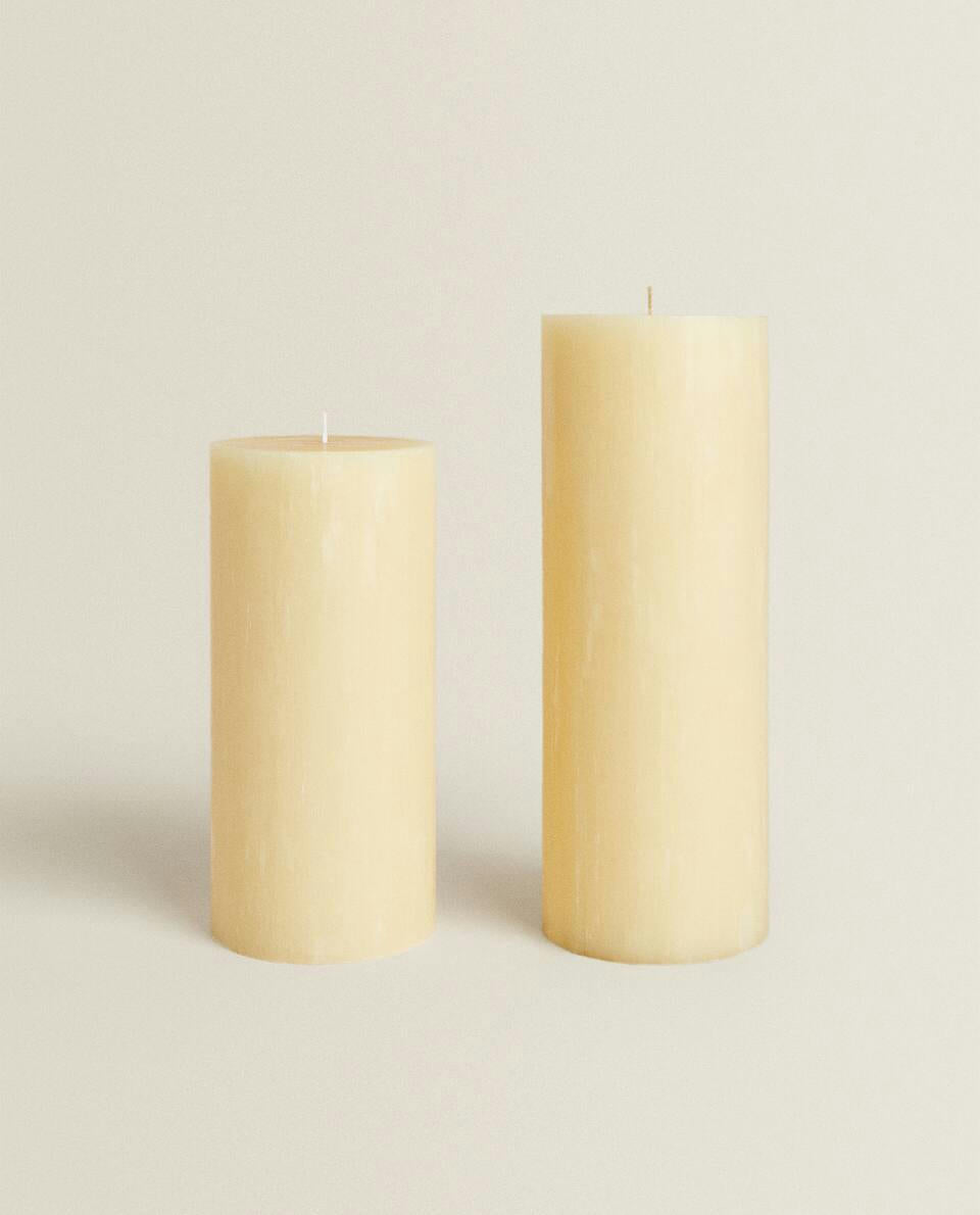LONG CYLINDRICAL CANDLE