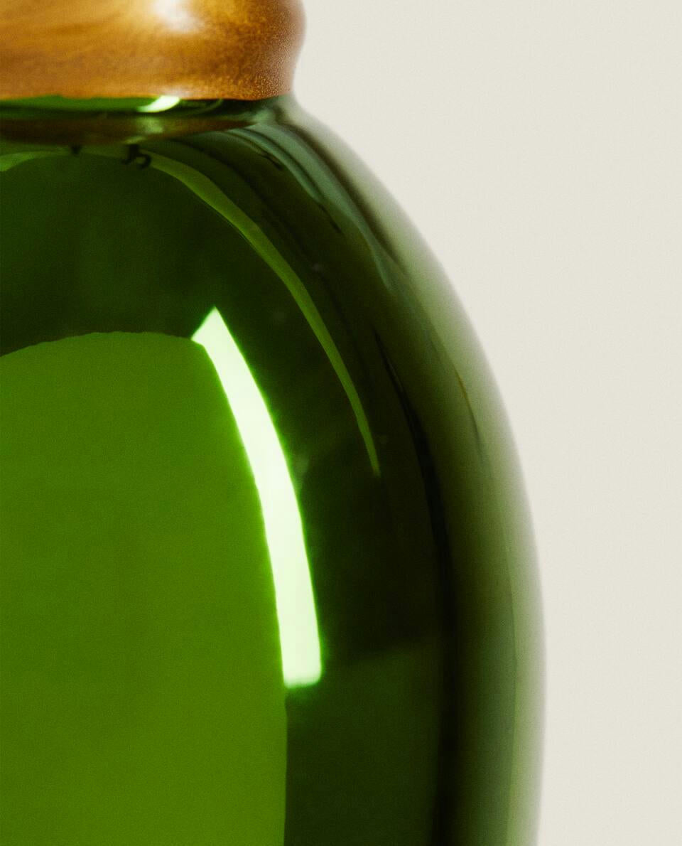GLASS LIGHT BULB CHRISTMAS DECORATION
