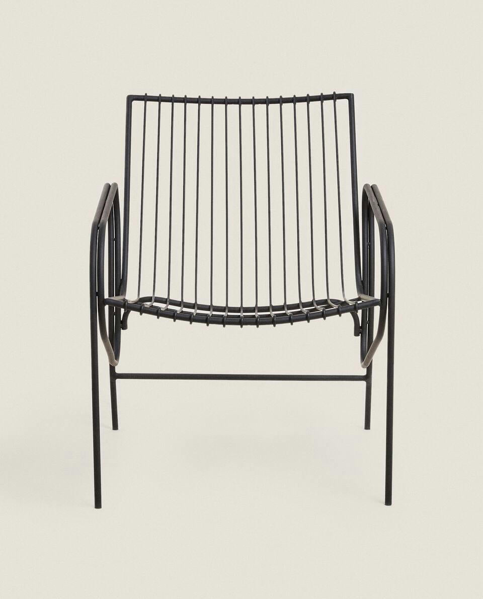 OUTDOOR METAL ARMCHAIR