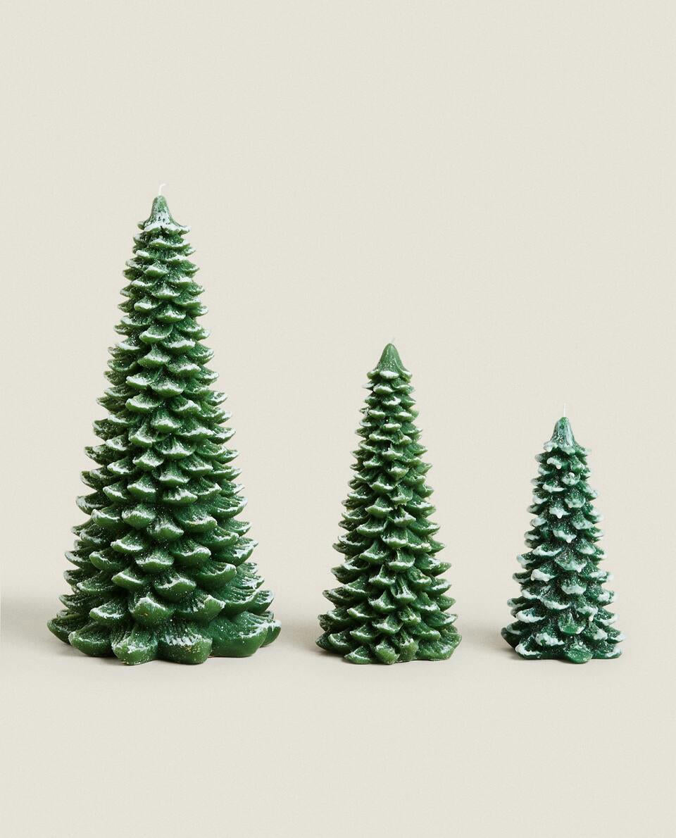 CHRISTMAS TREE DECORATIVE CANDLES