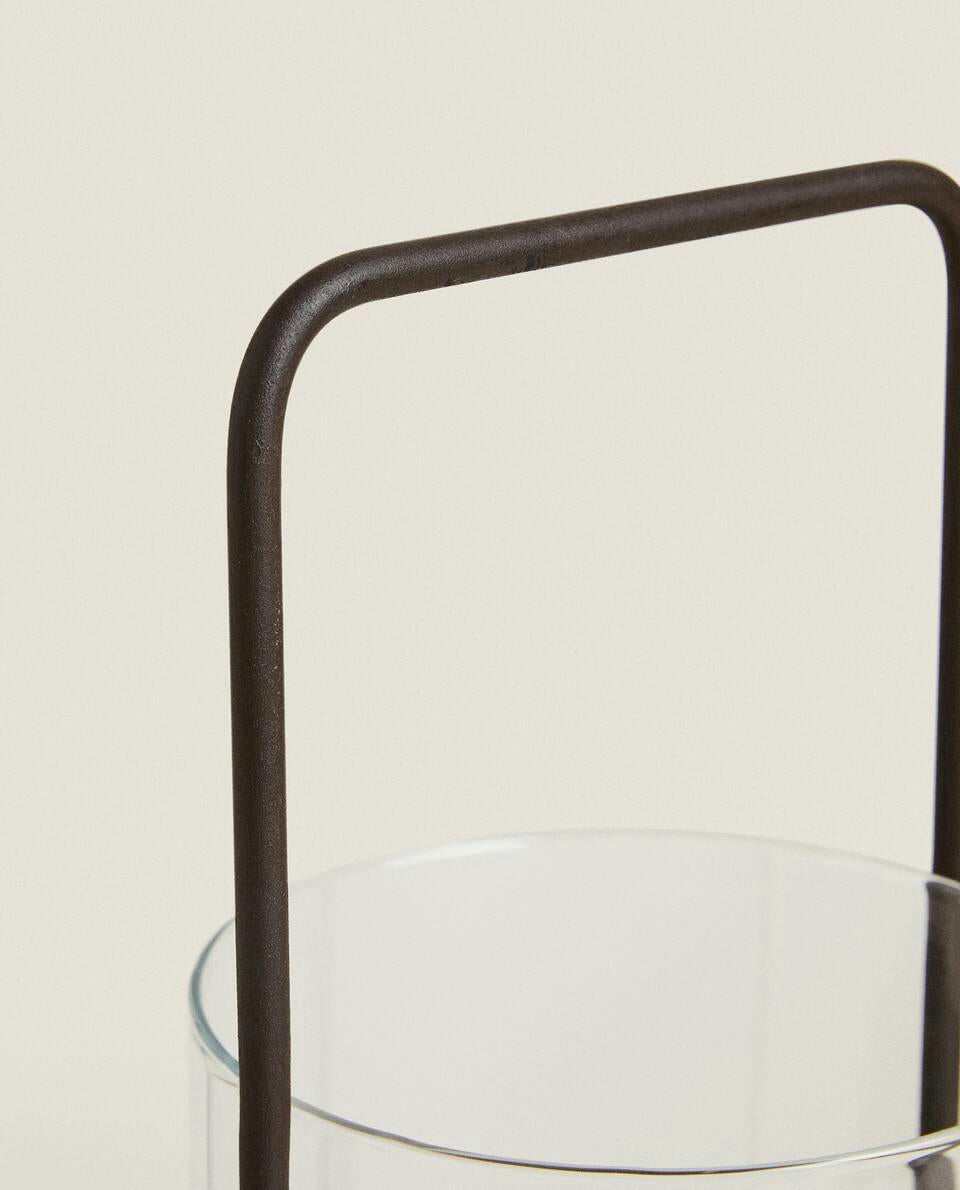 LANTERN WITH TOP HANDLE